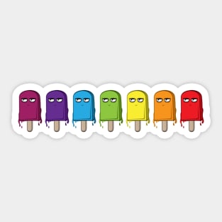 Ice Cream rainbow Sticker